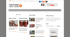 Desktop Screenshot of eatingoutloud.com